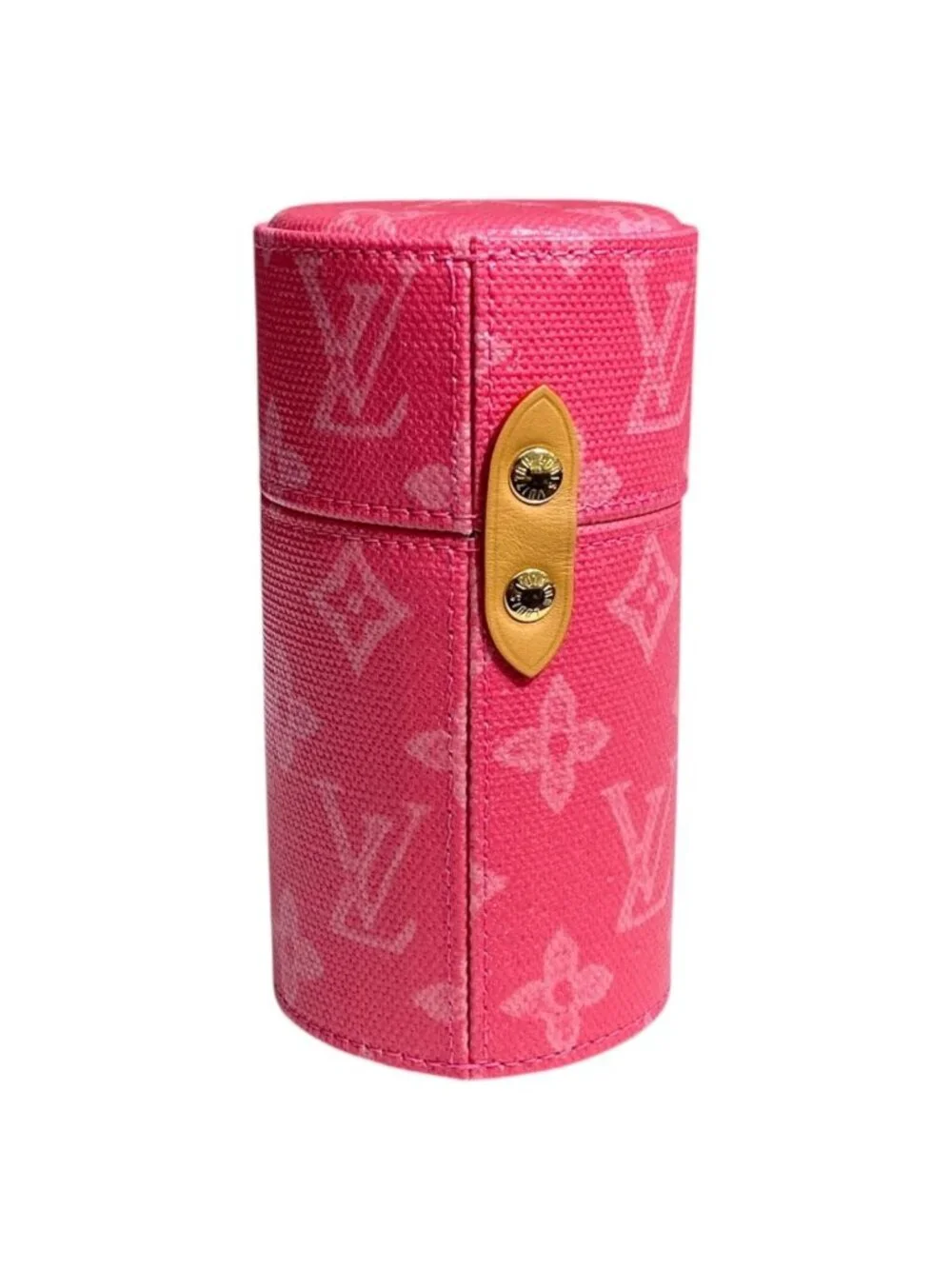Louis Vuitton Pouch Travel Case Monogram Canvas Peony Pink